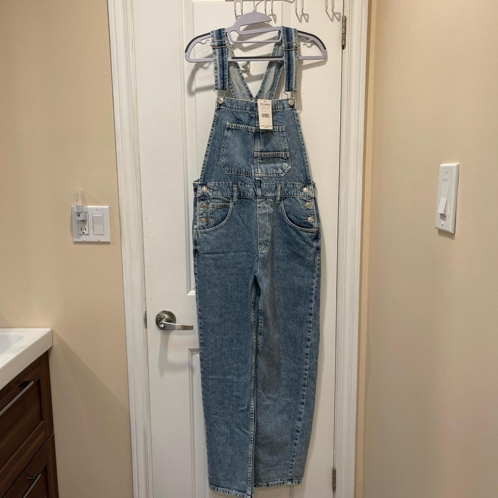 NWT Free People denim dungarees